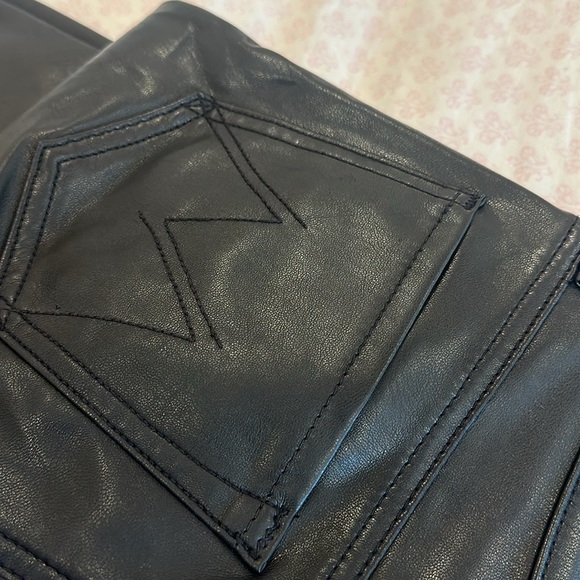Mother faux leather jeans in black - Picture 9 of 10